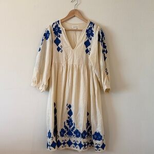 Anthropologie x Velvet Embroidered Dress